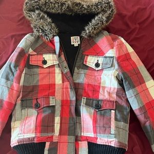 Roxy snow jacket with fur hood